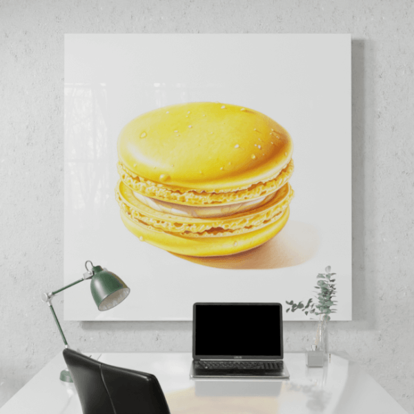 BA_Food_Frenzy_Food_102_Food_99_Yellow Macaroon_Desk_Mockup