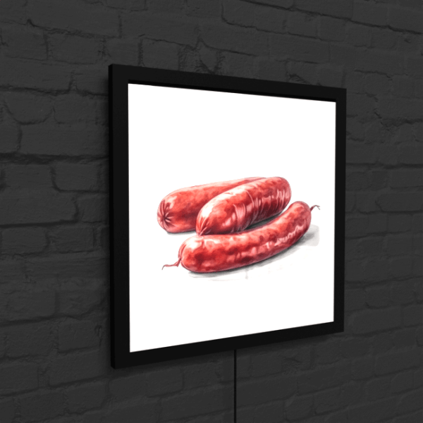BA_Food_Frenzy_Food_103_Sausages_LED_Snap_Frame_Mockup
