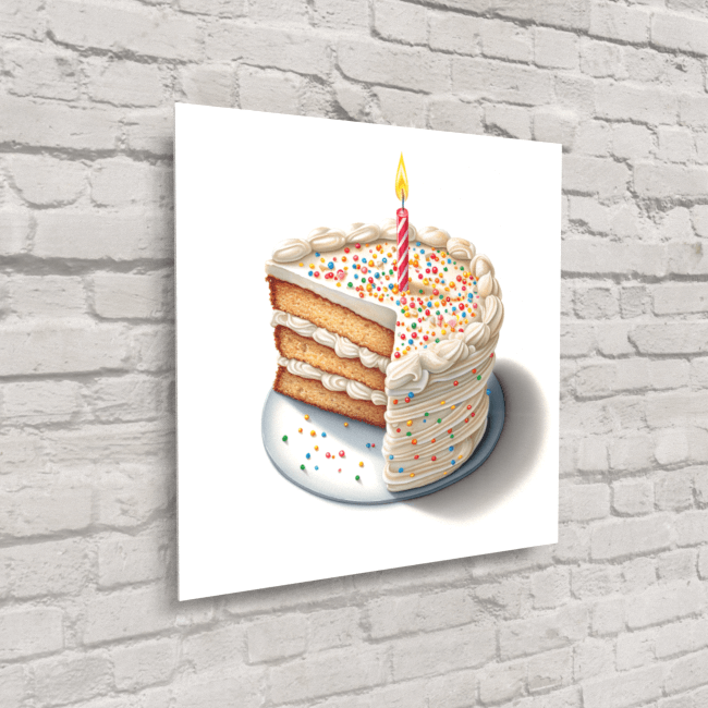 BA_Food_Frenzy_Food_35_Birthday Cake with Candle_Acrylic_Glass_Mockup