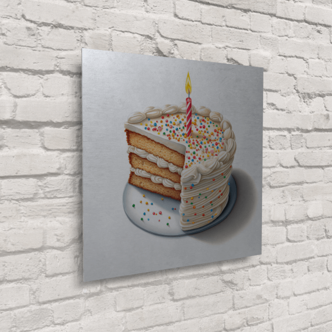 BA_Food_Frenzy_Food_35_Birthday Cake with Candle_Brushed_Metal_Mockup