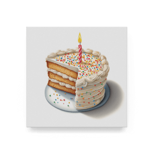 Birthday Cake with Candle