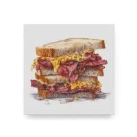 Messy Pastrami Sandwich