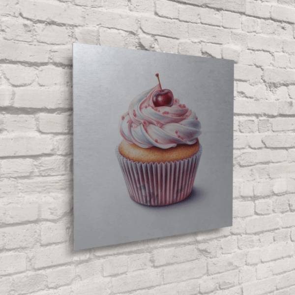 BA_Food_Frenzy_Food_52_Berry Cupcake_Brushed_Metal_Mockup