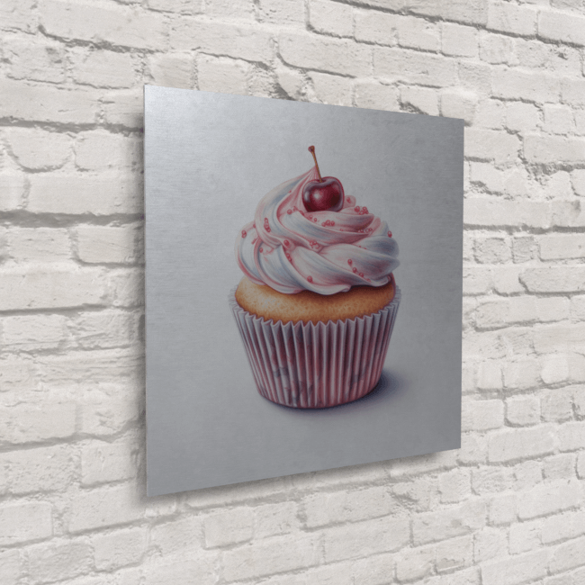 BA_Food_Frenzy_Food_52_Berry Cupcake_Brushed_Metal_Mockup