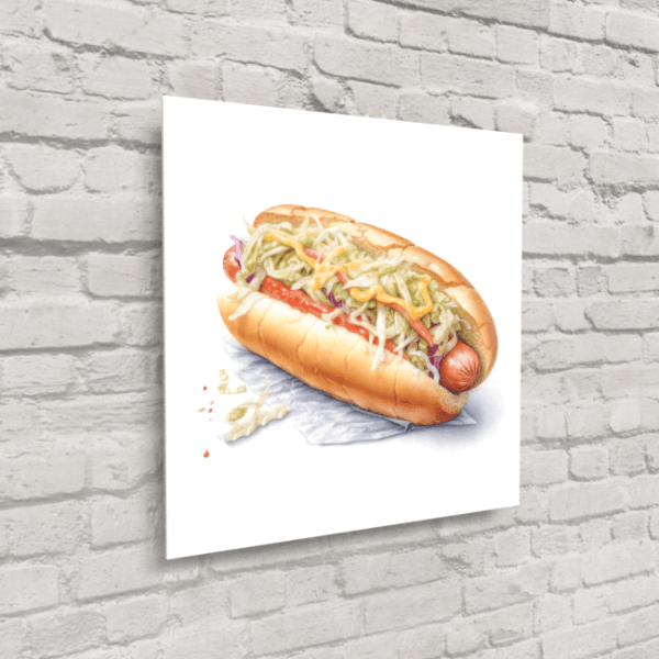 BA_Food_Frenzy_Food_60_All-Dressed Hot Dog_Acrylic_Glass_Mockup