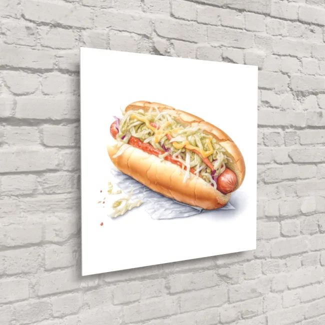 All Dressed Hot Dog