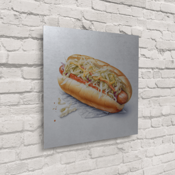 BA_Food_Frenzy_Food_60_All-Dressed Hot Dog_Brushed_Metal_Mockup