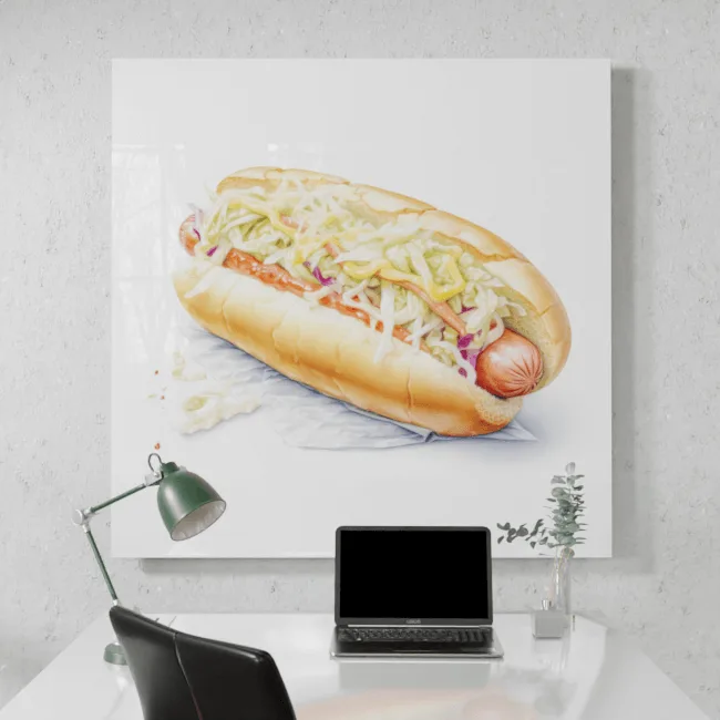 All Dressed Hot Dog