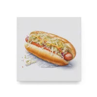 All Dressed Hot Dog