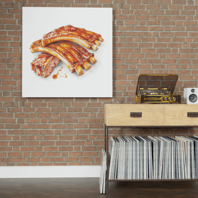 BA_Food_Frenzy_Food_76_Baby Back Ribs_Brick_Wall_Mockup