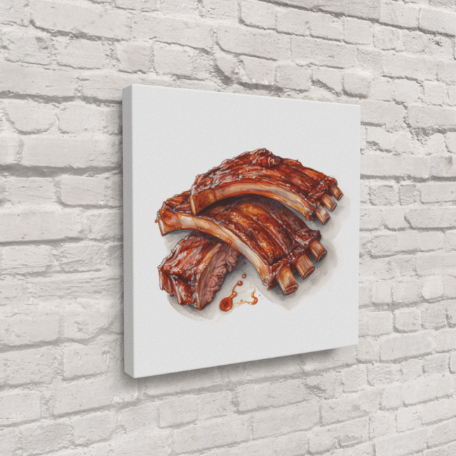 BA_Food_Frenzy_Food_76_Baby Back Ribs_Canvas_Mockup