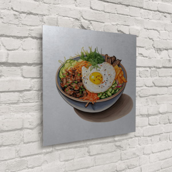 BA_Food_Frenzy_Food_77_Bibimbap_Brushed_Metal_Mockup