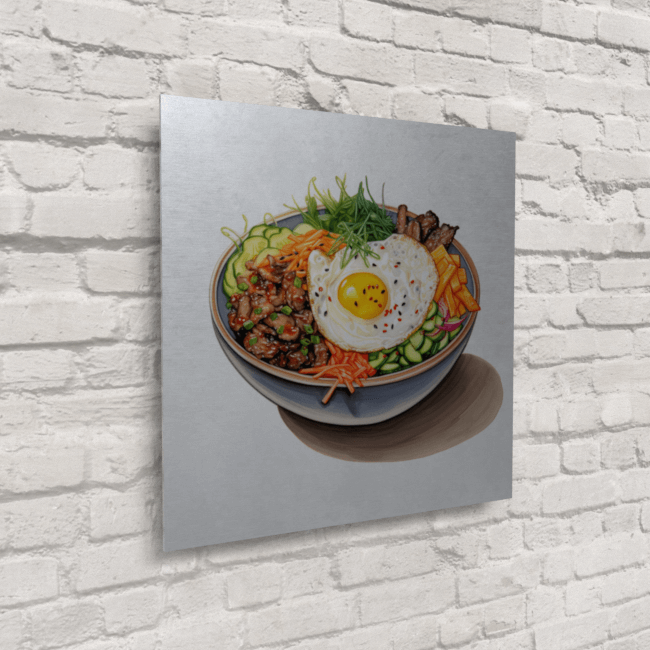 BA_Food_Frenzy_Food_77_Bibimbap_Brushed_Metal_Mockup