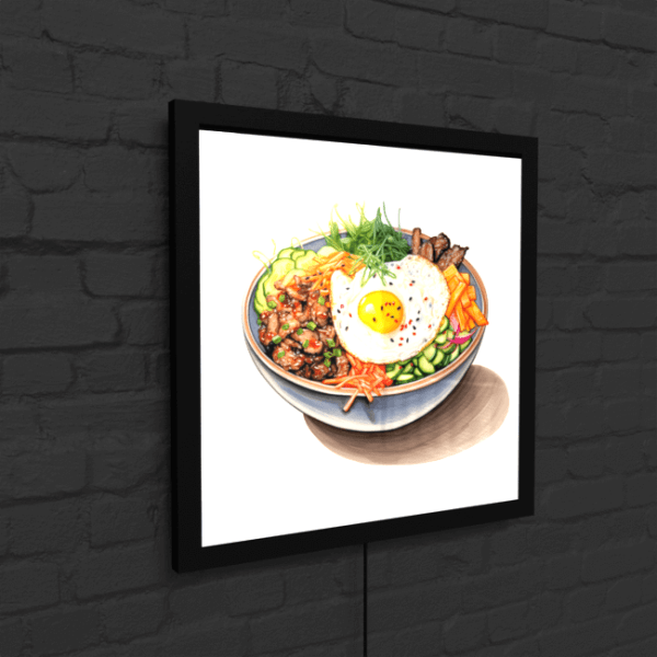 BA_Food_Frenzy_Food_77_Bibimbap_LED_Snap_Frame_Mockup