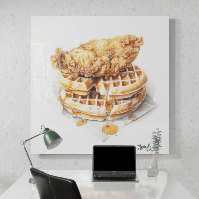 BA_Food_Frenzy_Food_78_Chicken _ Waffles_Desk_Mockup