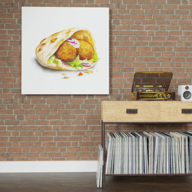 BA_Food_Frenzy_Food_81_Falafel_Brick_Wall_Mockup