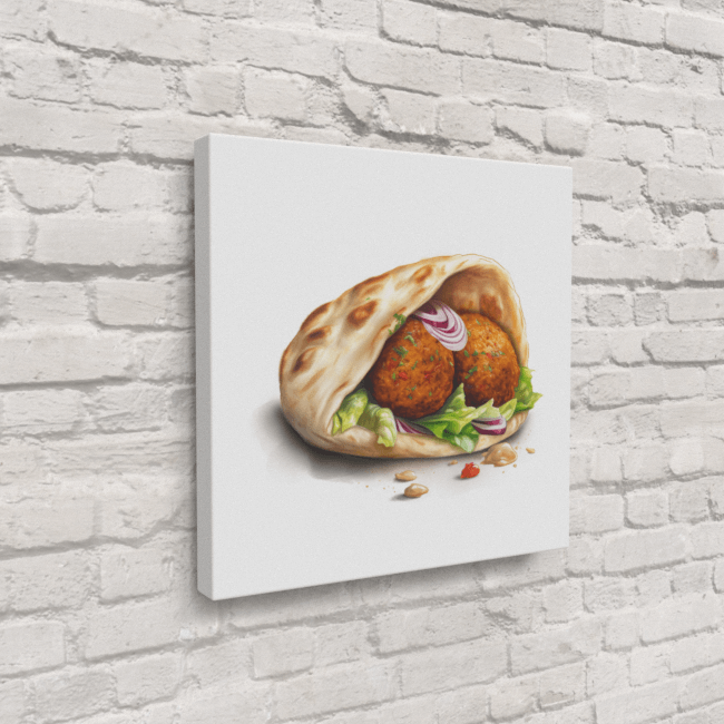 BA_Food_Frenzy_Food_81_Falafel_Canvas_Mockup