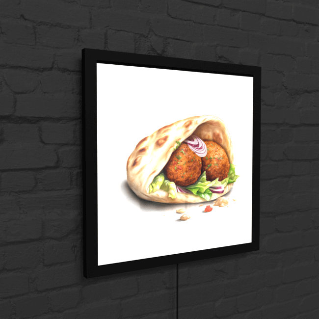 BA_Food_Frenzy_Food_81_Falafel_LED_Snap_Frame_Mockup