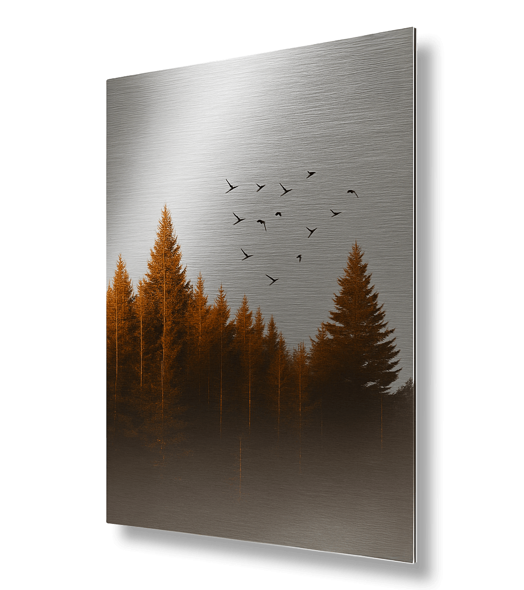 float off the wall-hanging-metal