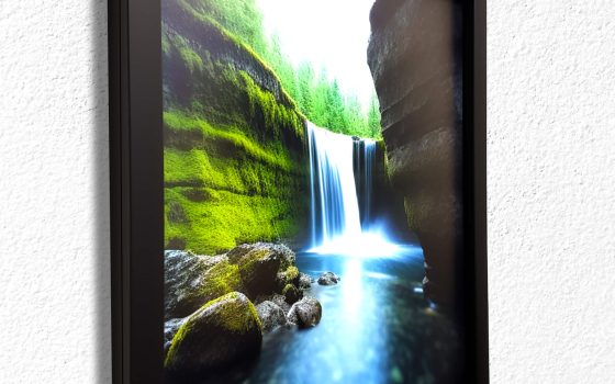 Backlit LED Snap Frame