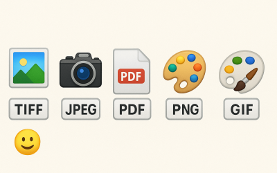 TIFF vs JPEG vs PDF
